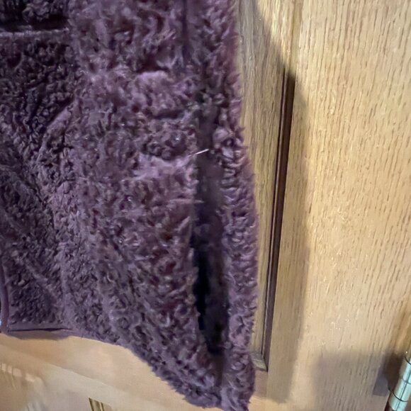 Arizona Jean Co. Women’s XL Brown Faux Fur Full Zip Cozy Soft Vest EUC - Picture 4 of 4